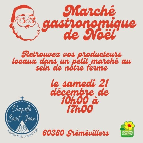 Marché de Noël à la ferme de Grémévillers