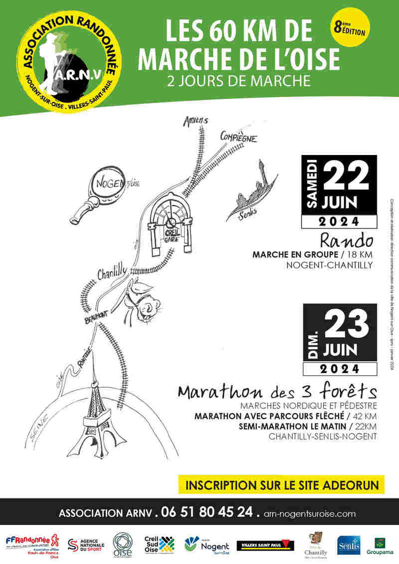 Les 60 km de marche de l'Oise