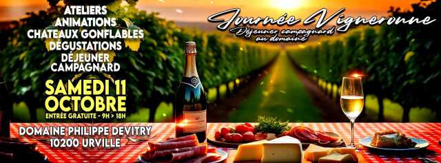 Journée Vigneronne chez Champagne Philippe Devitry