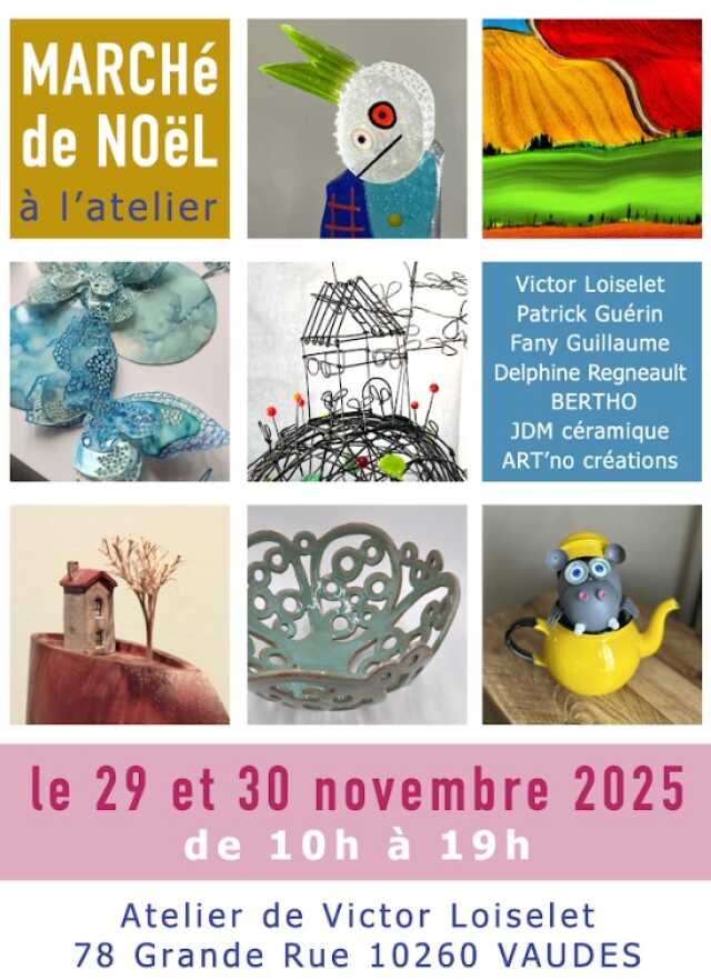 Marché de Noël à l'atelier