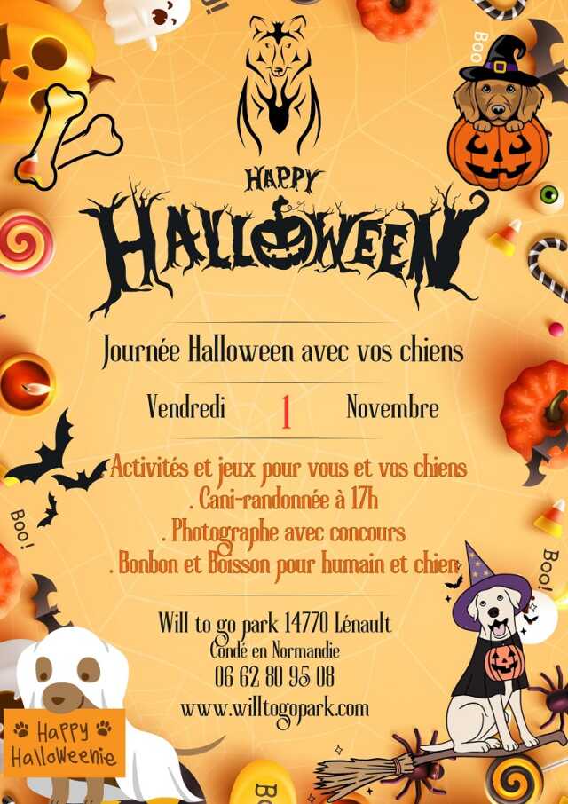 Halloween au parc canin Will Go To Park