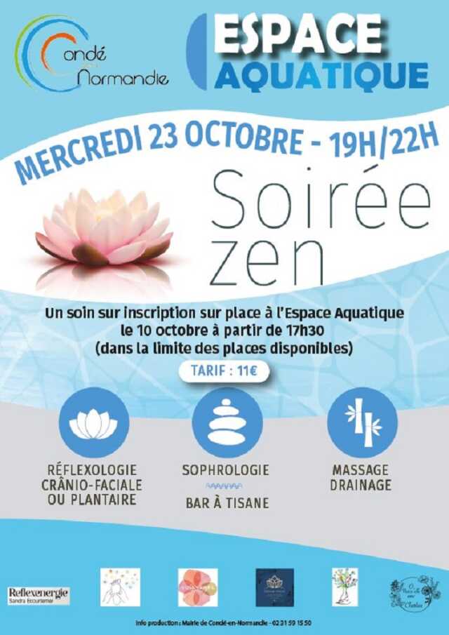 Soirée Zen à l'espace aquatique de Condé-en-Normandie