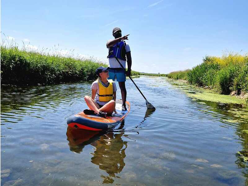 Balade en paddle-kayak sur l'Aure