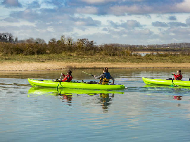 Balade en kayak et/ou pirogue dans l'estuaire de l'Orne