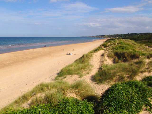 Découverte sensorielle du site d'Omaha Beach.