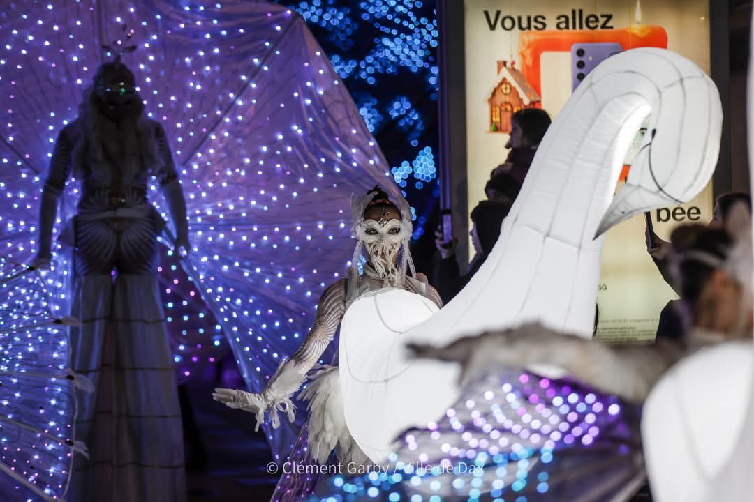 Lancement des illuminations de Noël et feu d'artifice
