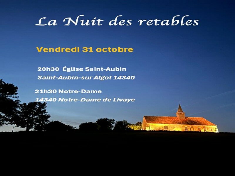 La nuit des Retables vendredi 31 Octobre 2025