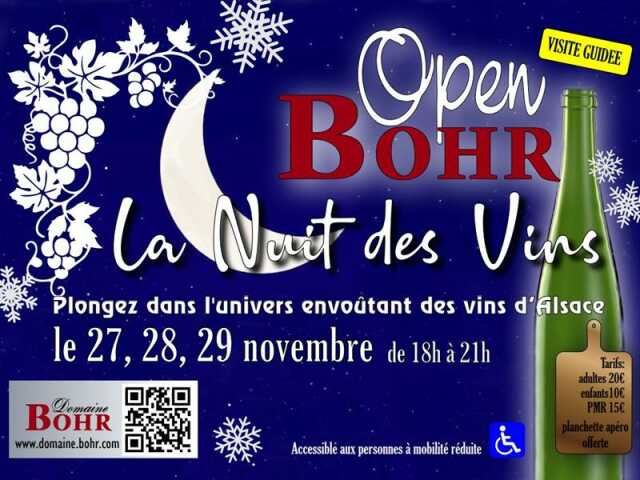 Open Bohr : la Nuit des Vins