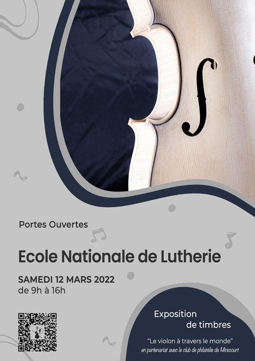 Portes ouvertes de l'École Nationale de Lutherie