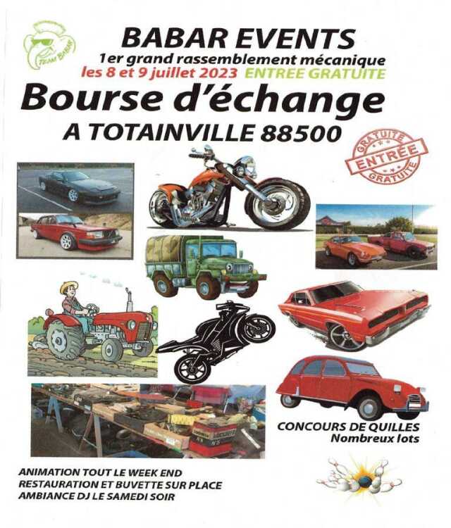 2è Rassemblement mécanique - bourse d'échange