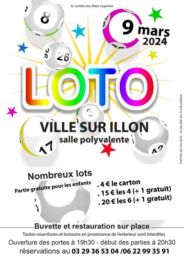 LOTO DU COMITÉ DES FÊTES