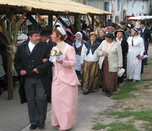 Village 1900 - les noces en 1900