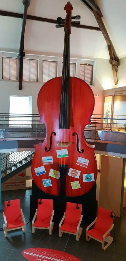 Exposition - la fabrication de la musique, départ Mirecourt - parcours en autonomie