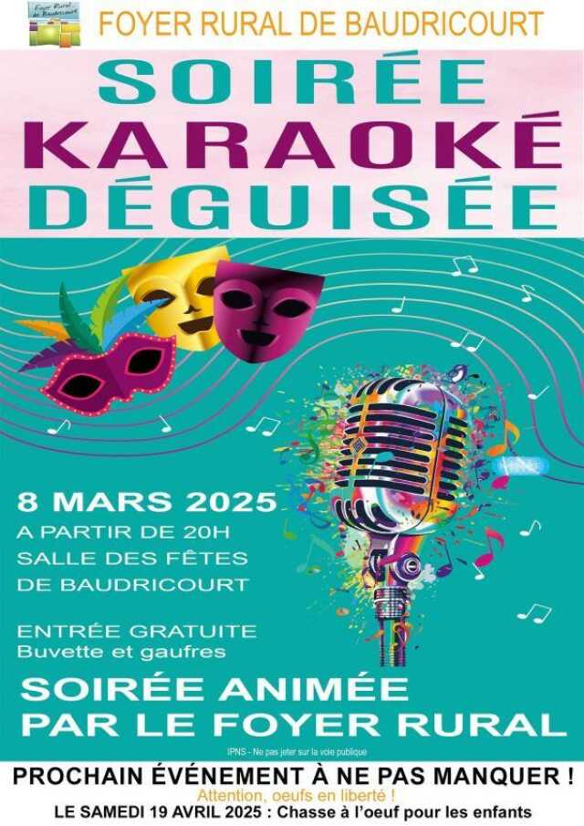 SOIRÉE KARAOKÉ DÉGUISÉE