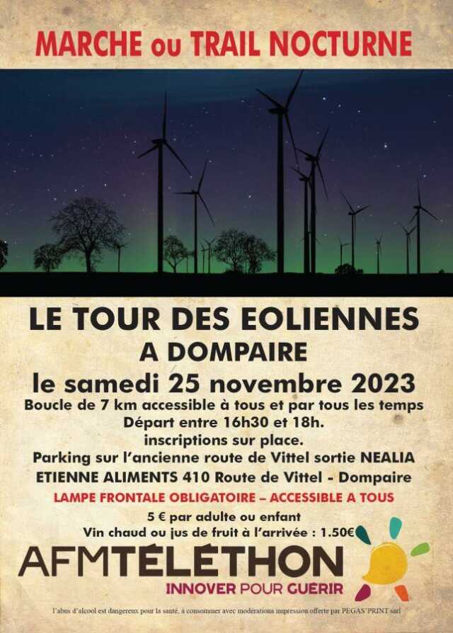 Marche ou trail nocturne pour le TELETHON