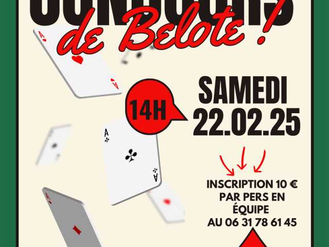 CONCOURS DE BELOTE