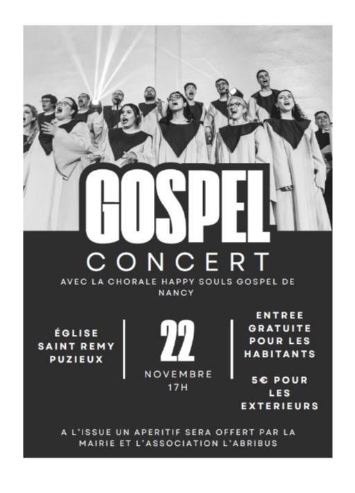 Concert Gospel - Chorale Happy Souls Gospel de Nancy