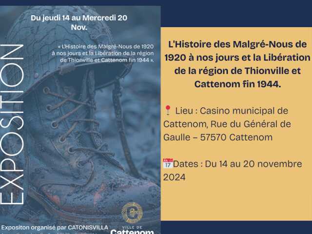 EXPOSITION - L'HISTOIRE DES MALGRÉ-NOUS