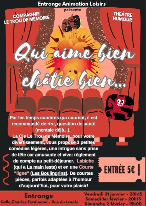 THÉÂTRE - QUI AIME BIEN CHÂTIE BIEN