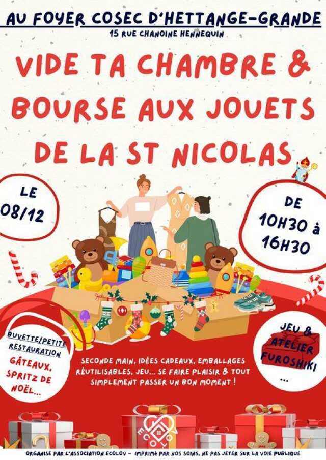 VIDE TA CHAMBRE & BOURSE AUX JOUETS DE LA SAINT-NICOLAS