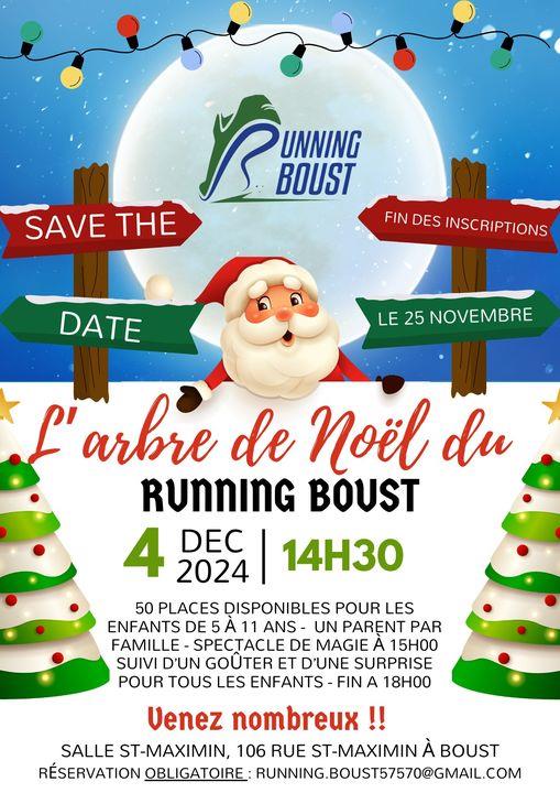 L'ARBRE DE NOËL DU RUNNING BOUST