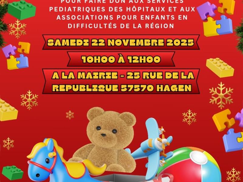 Collecte de jouets et livres