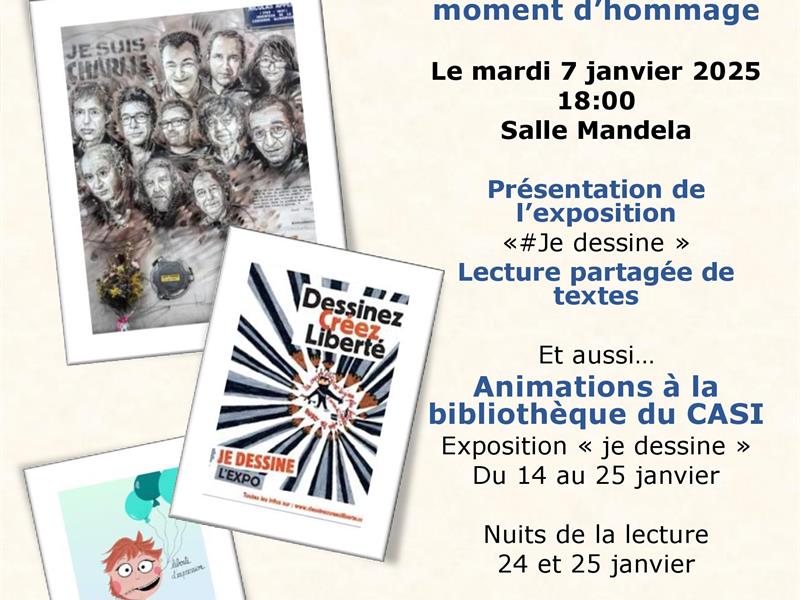 EXPO # JE DESSINE, DESSINEZ, CREEZ, LIBERTE ET ATELIERS