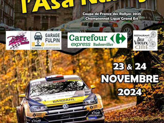 RALLYE RÉGIONAL DE L'ASA NANCY