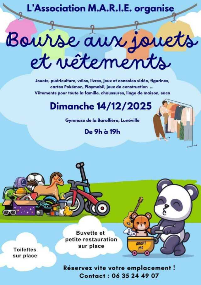 Bourse aux jouets et vêtements