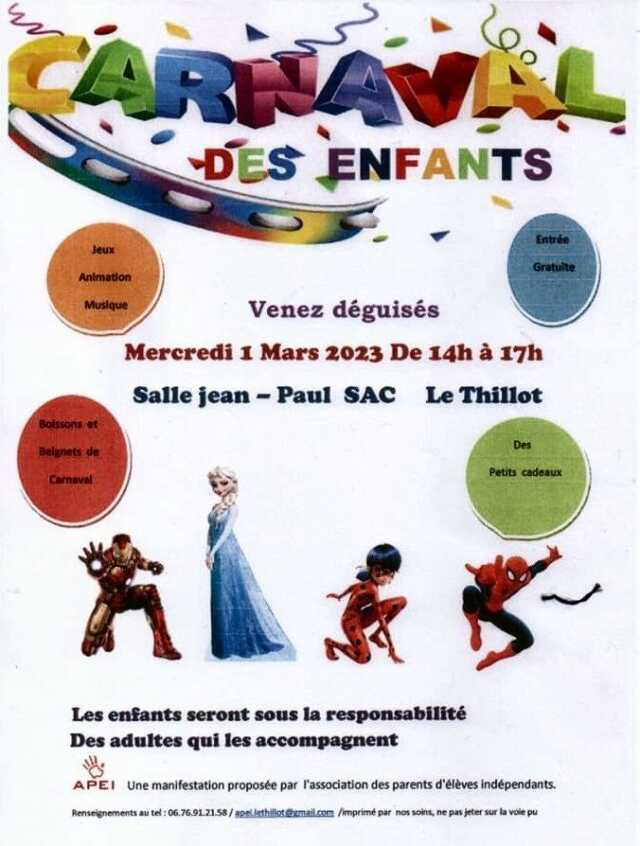 Vosges - Pour enfants Musique - CARNAVAL DES ENFANTS - Agenda Le ...