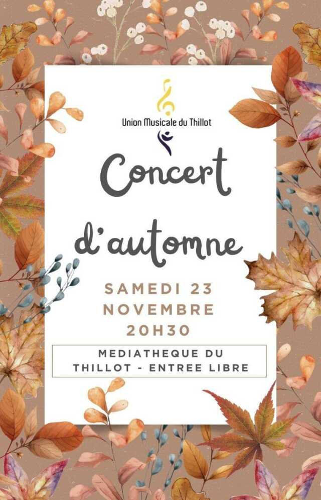 CONCERT D'AUTOMNE