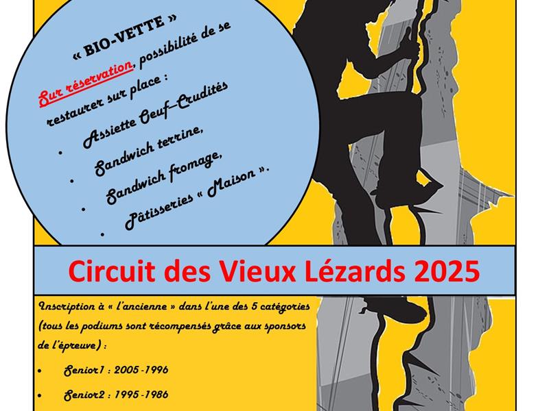 TROISIÈME ÉTAPE DU CIRCUIT DES VIEUX LÉZARDS