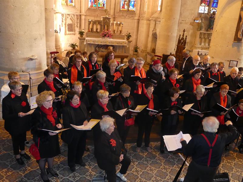 CONCERT DE LA CHORALE À CŒUR JOIE DU BARROIS