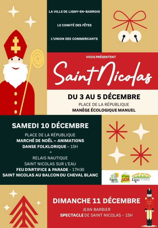 MARCHÉ DE NOËL ET DÉFILÉ DE SAINT-NICOLAS