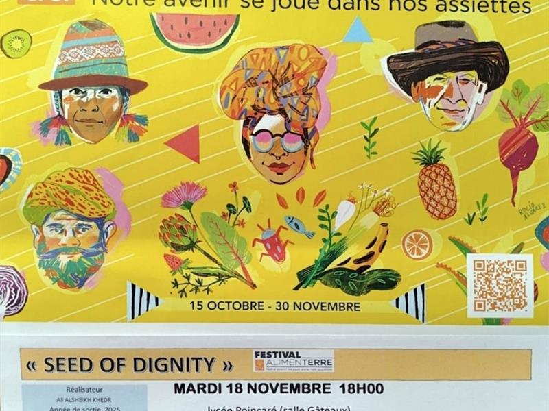 Festival AlimenTerre - projection film : Seed of dignity