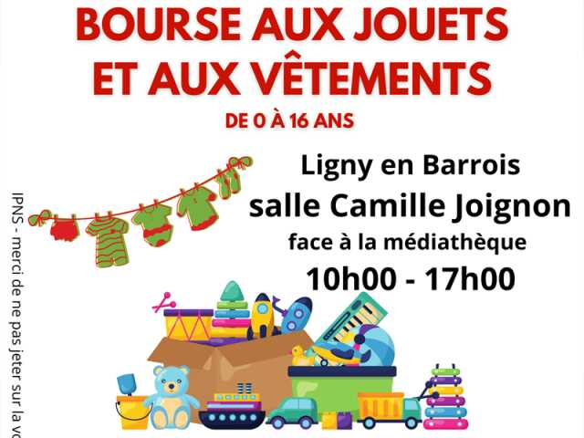 BOURSE AUX JOUETS ET AUX VÊTEMENTS