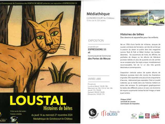 EXPOSITION - LOUSTAL : HISTOIRES DE BÊTES