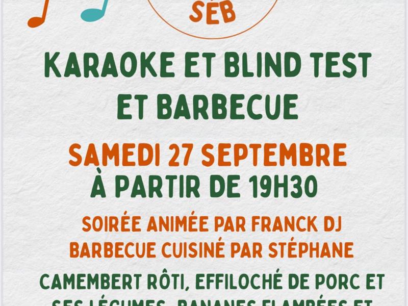 Soirée Karaoké et Barbecue