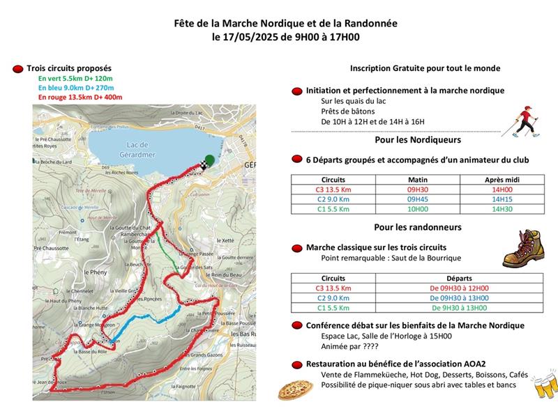 FÊTE DE LA MARCHE NORDIQUE ET DE LA RANDONNÉE