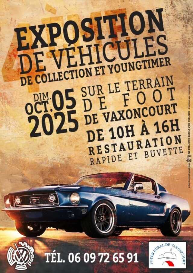 Exposition de voitures