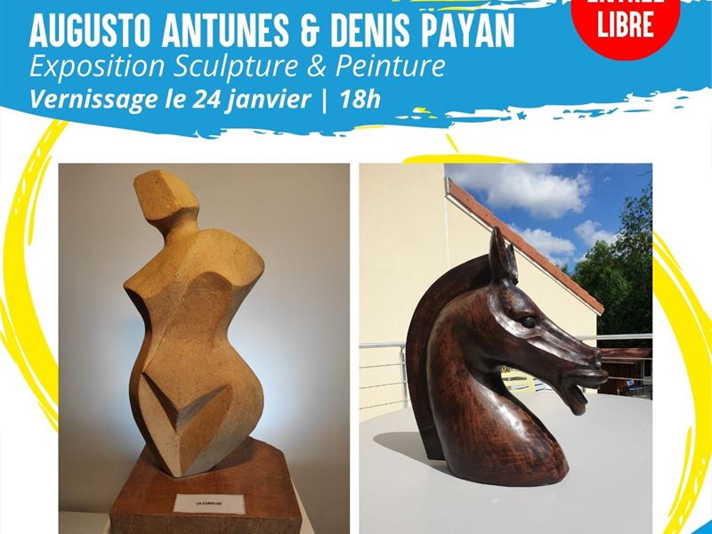 EXPOSITON SCULPTURE AUGUSTO ET DENIS PAYAN