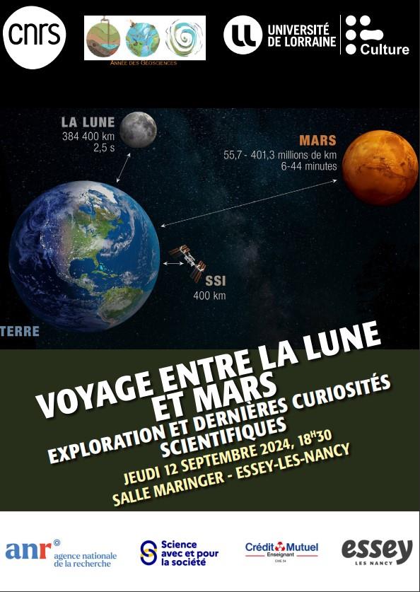 JEUDI DE LA CULTURE - CONFÉRENCE - VOYAGE ENTRE LA LUNE ET MARS