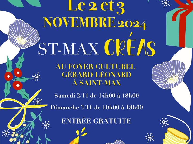 MARCHÉ DE CRÉATEURS NOËL - ST MAX CRÉAS - EDITION 3