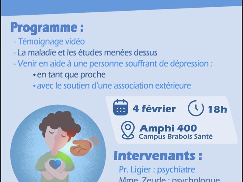 CONFERENCE - LA DÉPRESSION ET LES CLÉS POUR AIDER