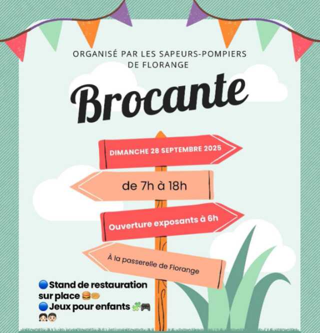 Brocante des sapeurs-pompiers