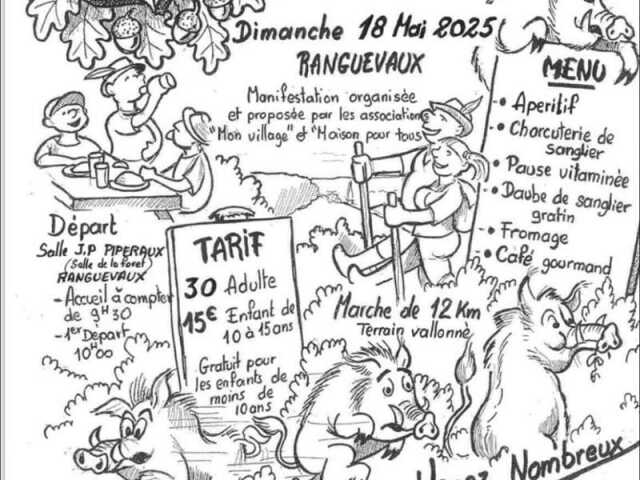 Marche gourmande du sanglier