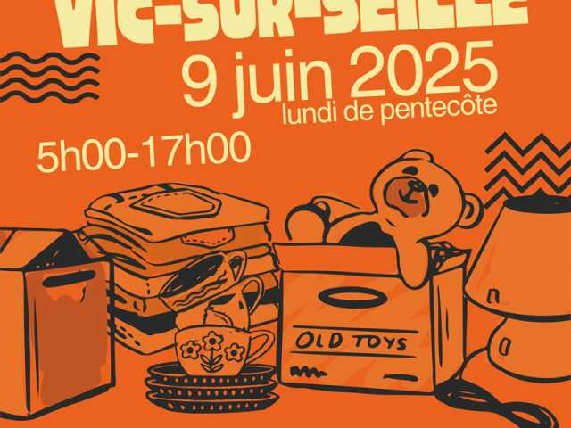 Brocante de Vic sur Seille