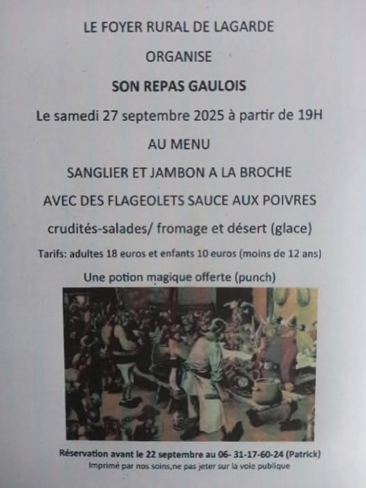 Repas Gaulois