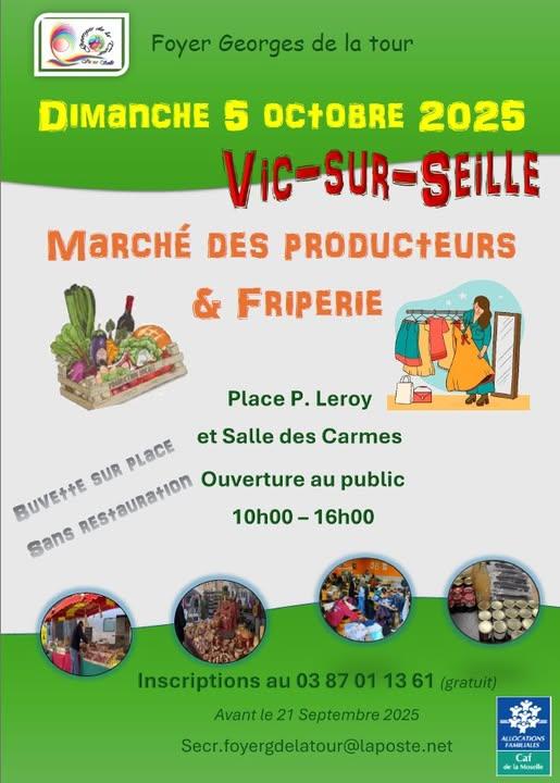Marché des producteurs et friperie