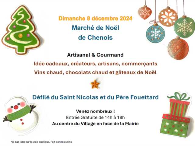 MARCHÉ DE NOËL DE CHENOIS